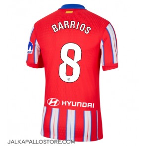 Atletico Madrid Pablo Barrios #8 Kotipaita 2024-25 Lyhythihainen